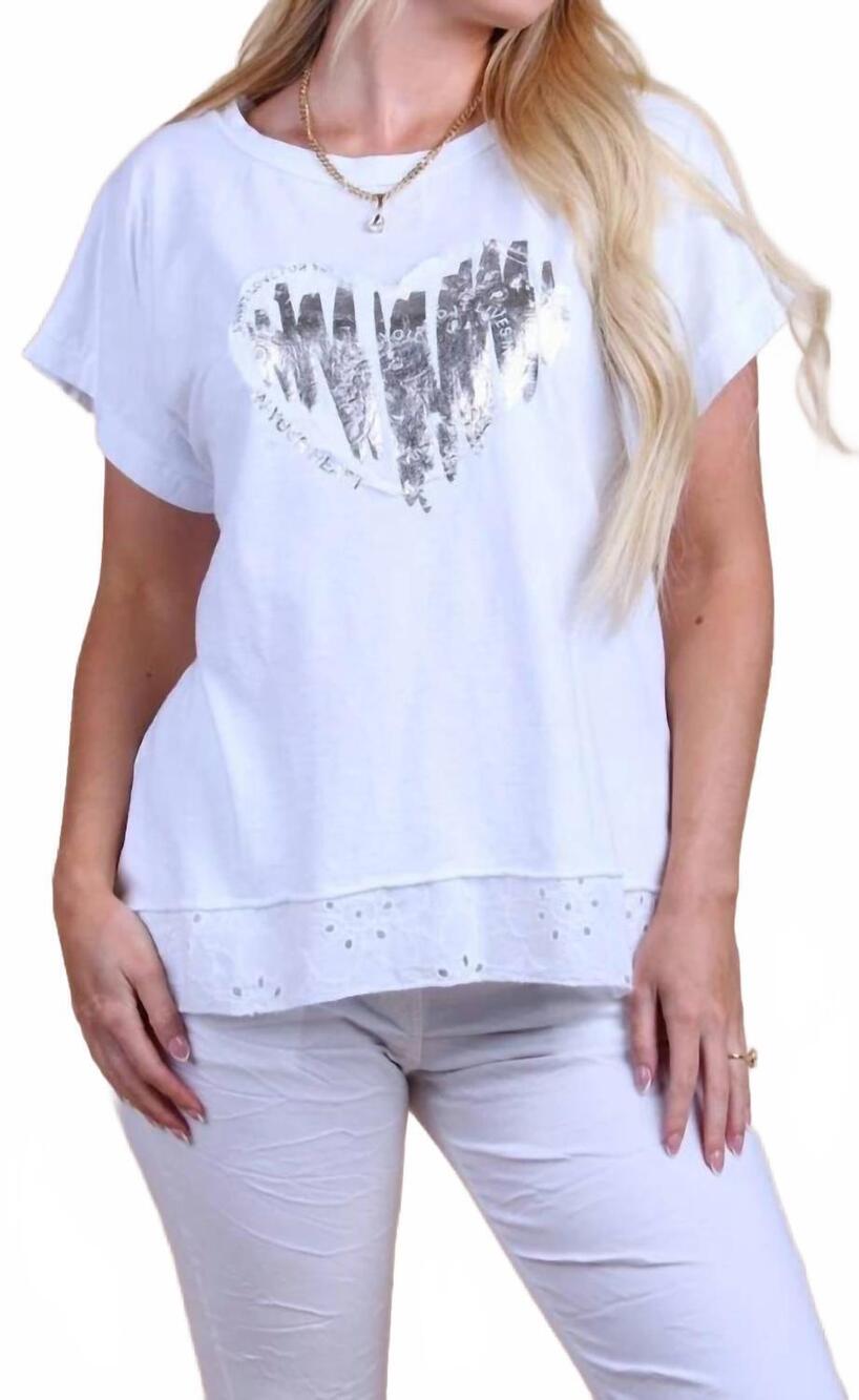 NEW GIGI MODA solare cotton top in white